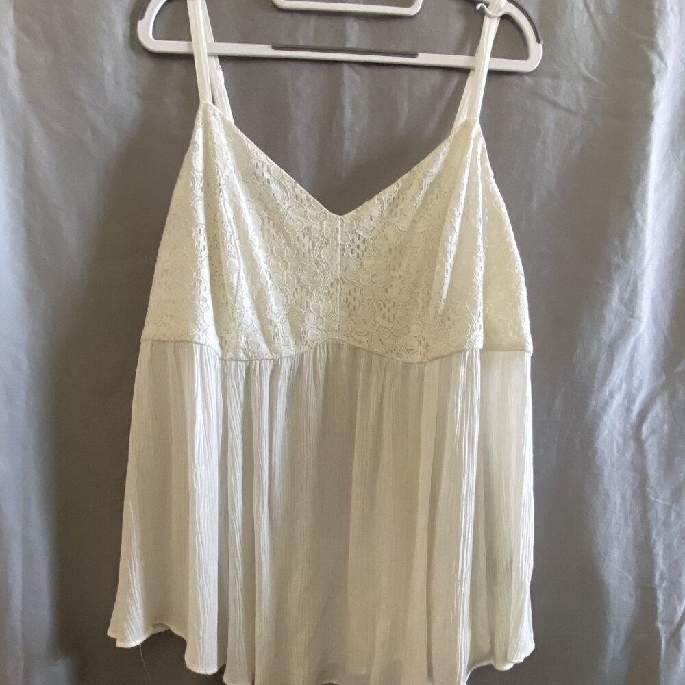 Torrid Babydoll Lace & Gauze Sweetheart Cami